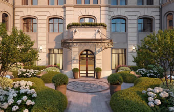 Фотография фасада клубного дома